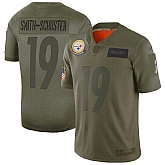 Nike Steelers 19 JuJu Smith Schuster 2019 Olive Salute To Service Limited Jersey Dyin,baseball caps,new era cap wholesale,wholesale hats